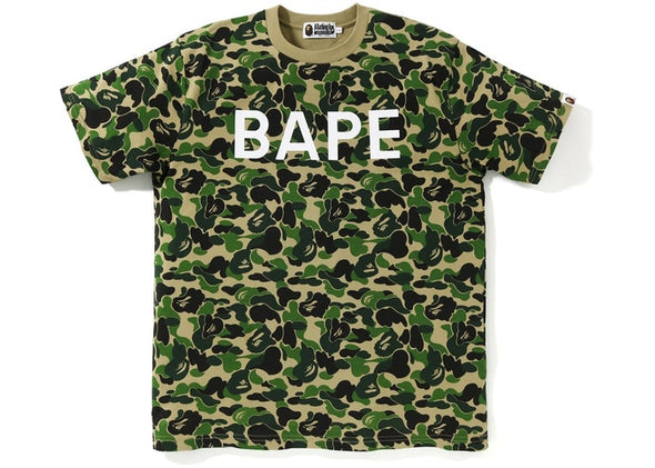 BAPE ABC RELAXED TEE "GREEN"