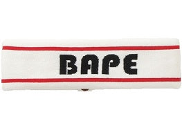 BAPE HEADBAND TWO TONE "WHITE"