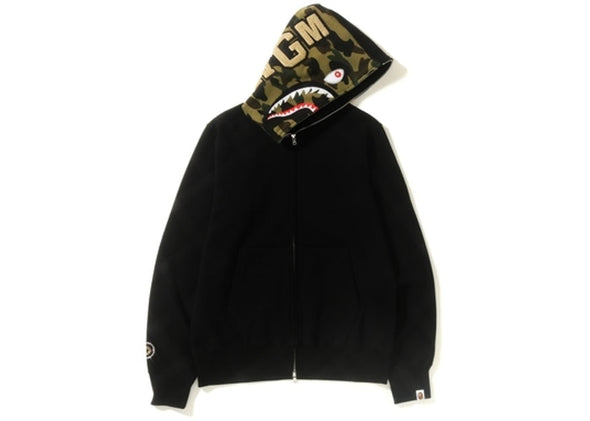 BAPE x SWAROVSKI SHARK HOODIE "BLACK"