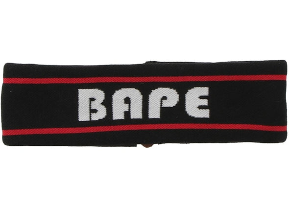 BAPE HEADBAND TWO TONE "BLACK"