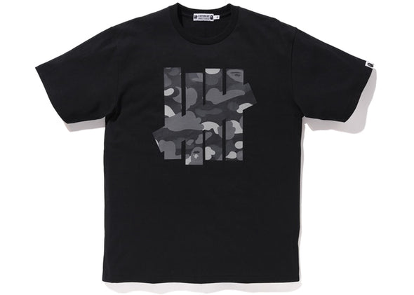 BAPE X UNDEFEATED TEE "BLACK"