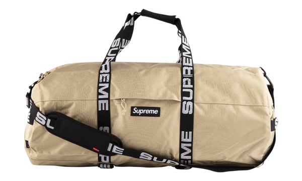 Supreme duffle discount bag ss18 size