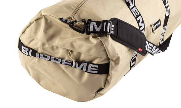 SUPREME LARGE DUFFLE BAG TAN SS18 – GetEmKicks