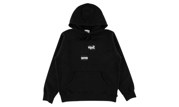 SUPREME X CDG SPLIT BOX LOGO HOODIE ''BLACK'' – GetEmKicks