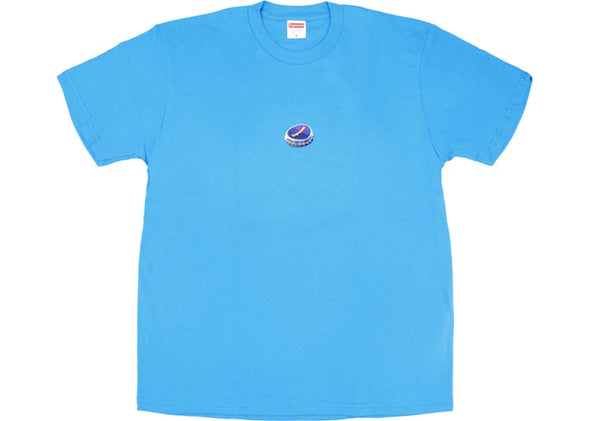 SUPREME BOTTLE CAP TEE "BLUE"