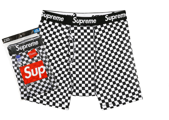 SUPREME BOXER BRIEFS 2 PACK "CHECKERED"