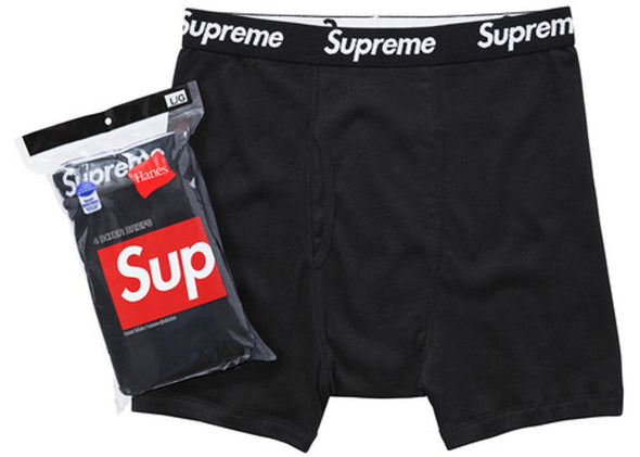 SUPREME BOXER BRIEFS "BLACK"