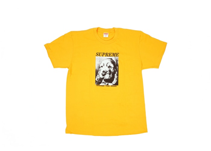 SUPREME REMEMBER TEE "YELLOW"