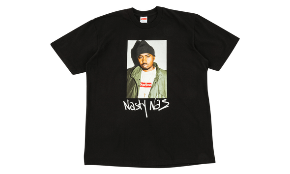 SUPREME "NASTY NAS" TEE BLACK