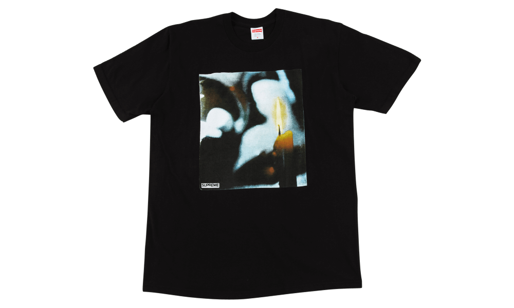 SUPREME CANDLE TEE "BLACK"