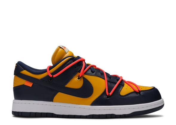 NIKE DUNK LOW OFF-WHITE "UNIVERCITY GOLD MIDNIGHT NAVY"