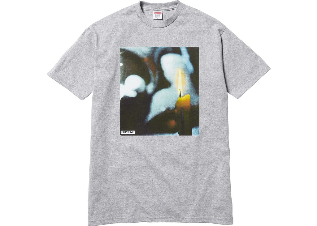 SUPREME CANDLE TEE (GREY)