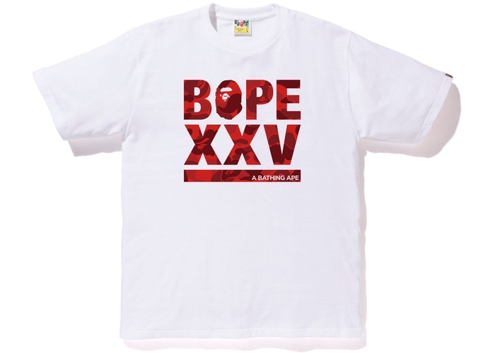 BAPE XXV SEOUL COLLECTION 'WHITE/RED'