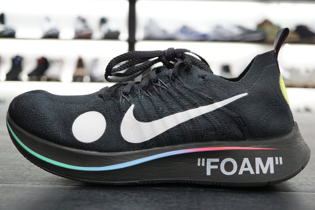 OFF-WHITE X ZOOM FLY MERCURIAL FLYNIT "BLACK" ***USED/中古***