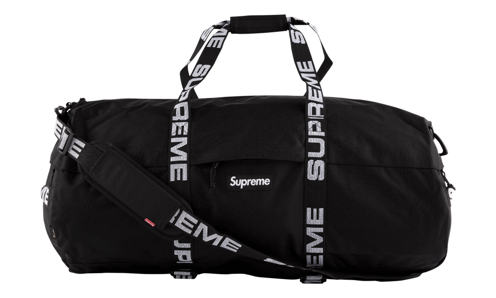 supreme duffle bag black-SS18