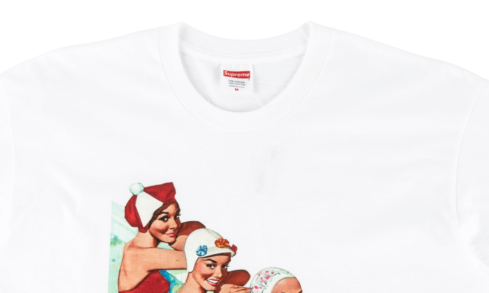 Supreme swimmers tee deals white