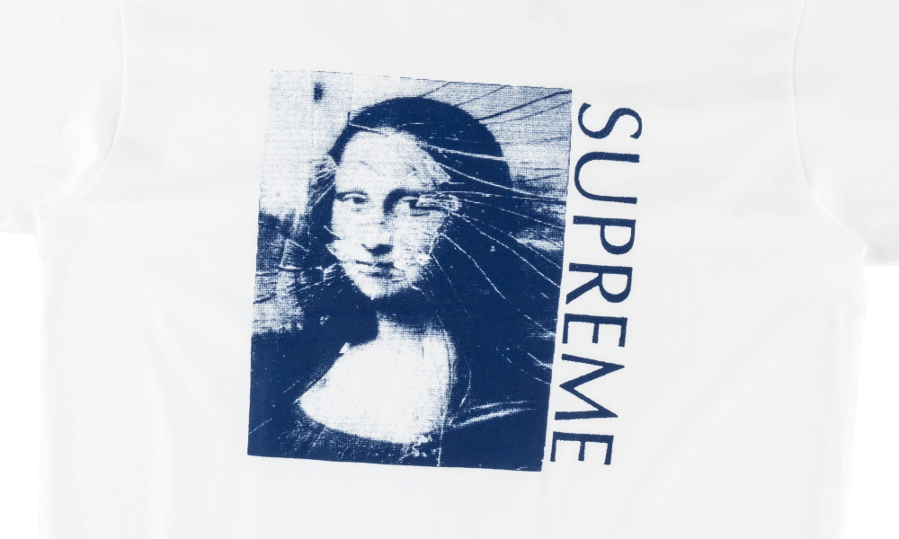 Supreme mona top lisa white