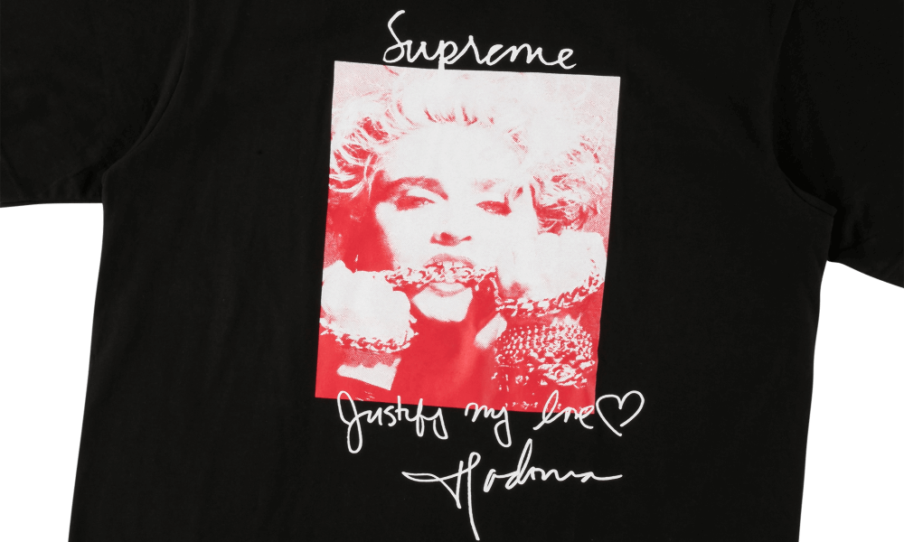 Madonna hot sale supreme tee