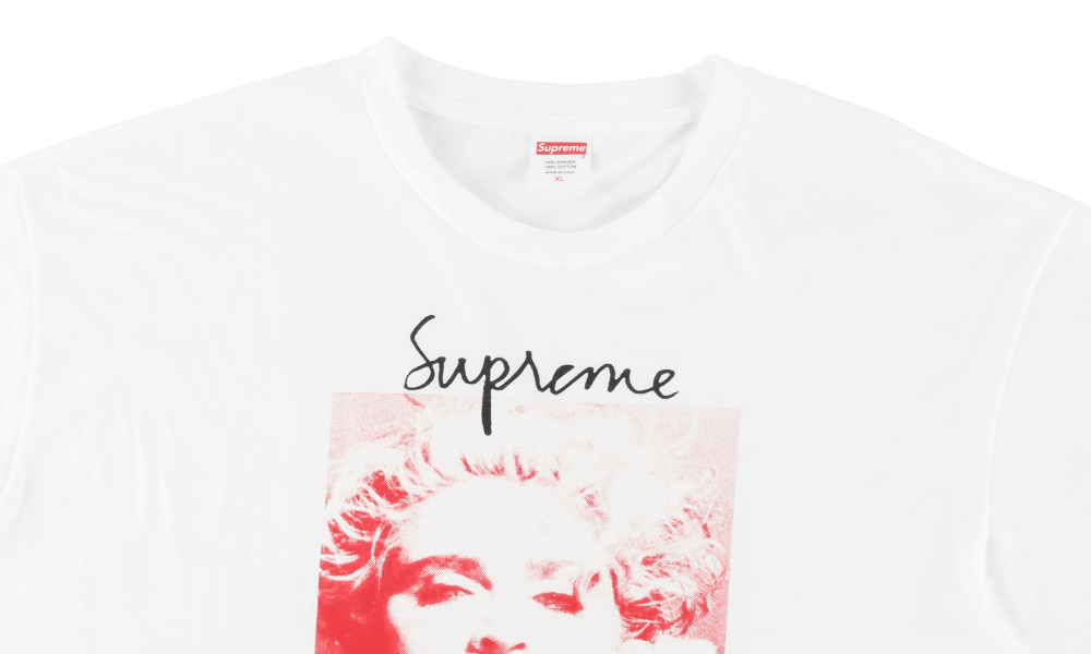 Supreme madonna online tee white