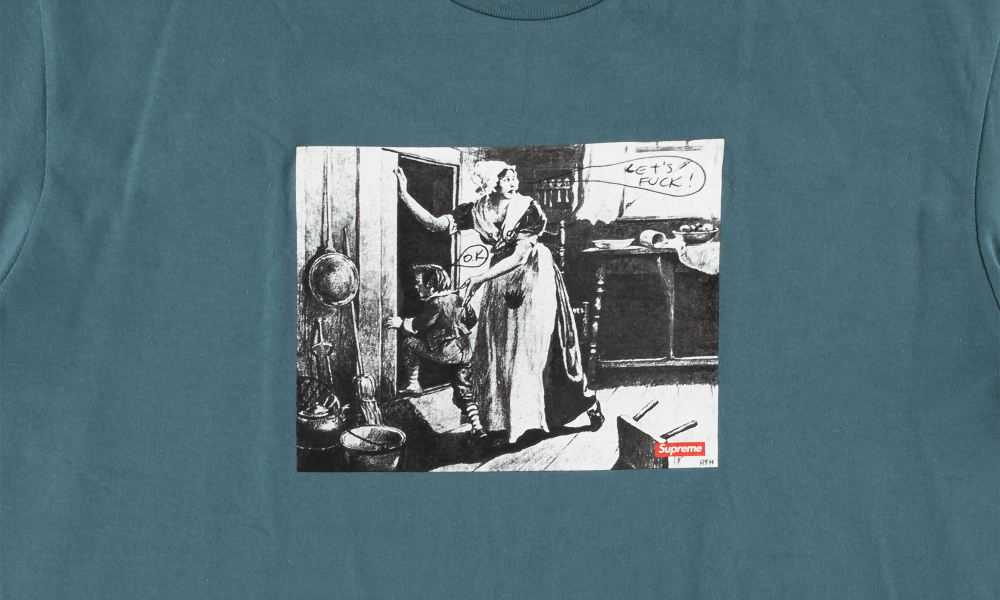 SUPREME x MIKE KELLEY HIDING FROM INDIANS TEE