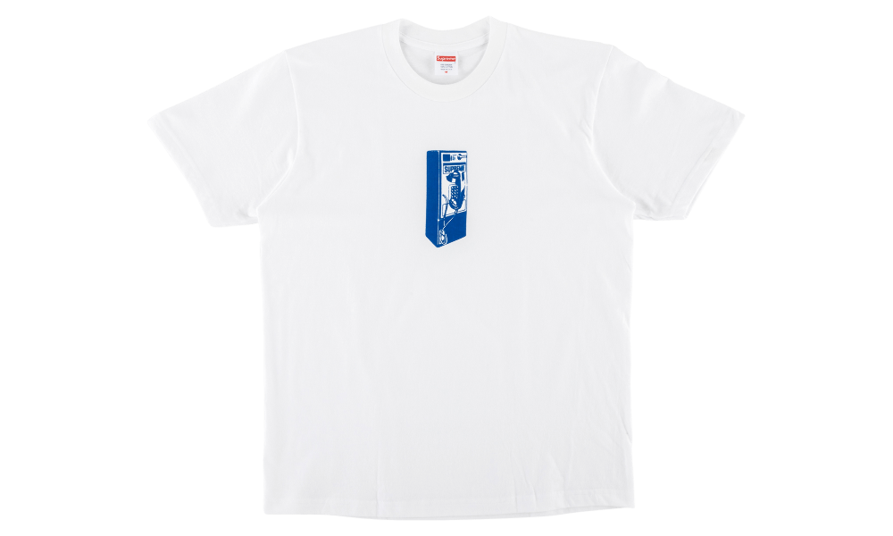 Supreme Payphone Tee (FW18) - $36