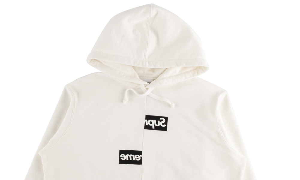 Supreme split 2025 logo hoodie