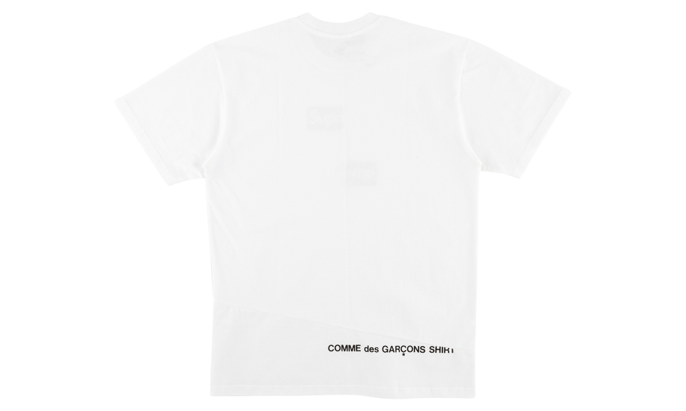 Supreme x cdg 2025 split box logo tee