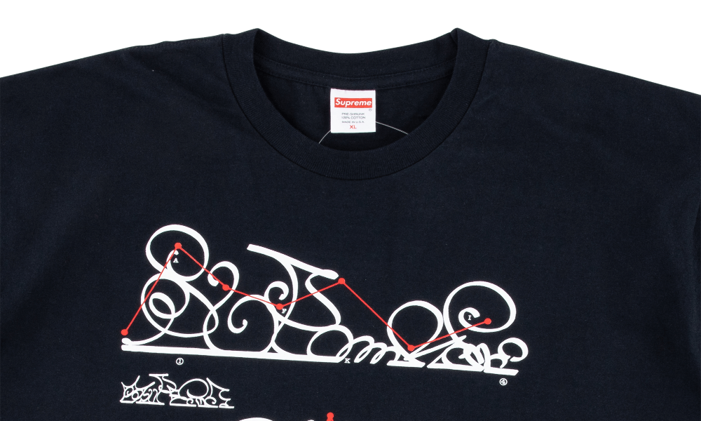 Supreme system tee deals black