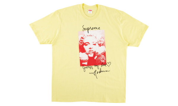 Supreme madonna tee sales yellow