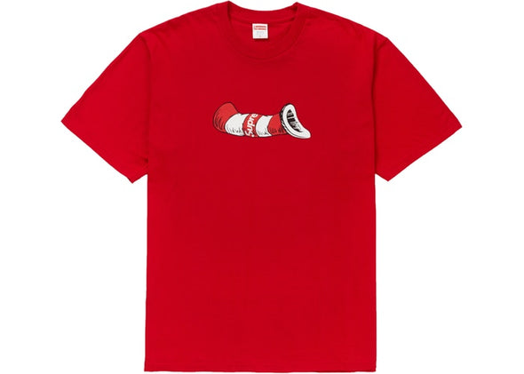 SUPREME CAT IN THE HAT TEE (RED)