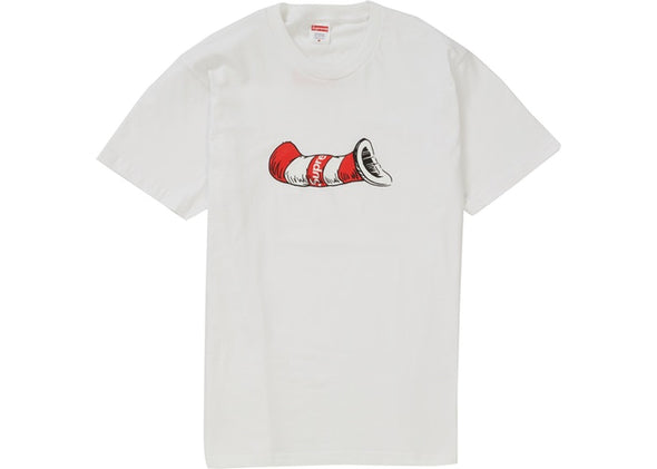 SUPREME CAT IN THE HAT TEE "WHITE"