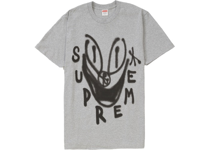 SUPREME SMILE TEE ''GREY''