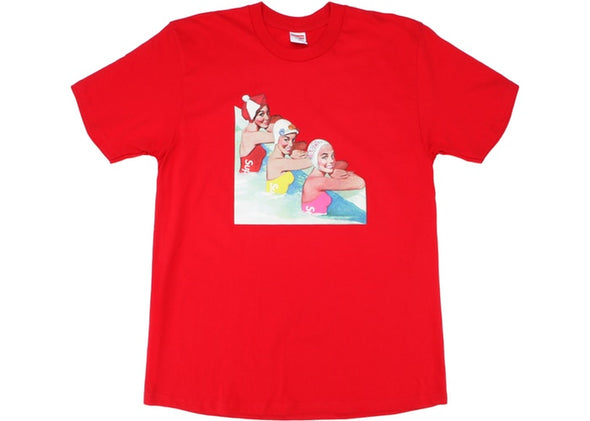 SUPREME SWIMMER TEE ''RED''