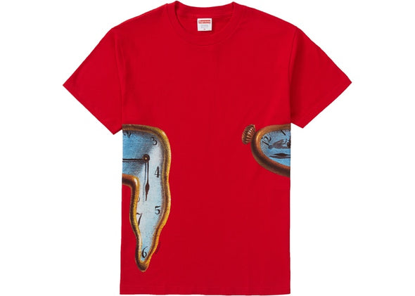 SUPREME THE PERSISTENCE OF MEMORY TEE ''RED''