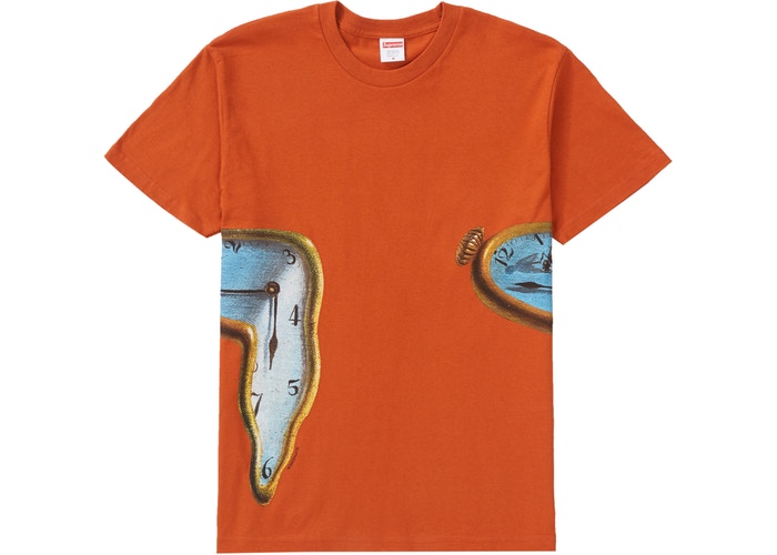 SUPREME THE PERSISTENCE OF MEMORY TEE "RUST"