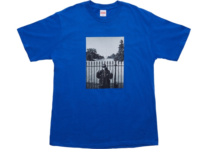 SUPREME X UNDERCOVER WHITE HOUSE TEE ''BLUE''