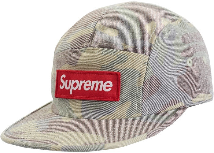 SUPREME WASHED OUT CAMP CAP "WOODLAND CAMO"